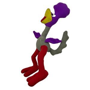 Vintage 1971 Mighty Star Road Runner Looney Tunes 13 Inch Plush Warner Brothers